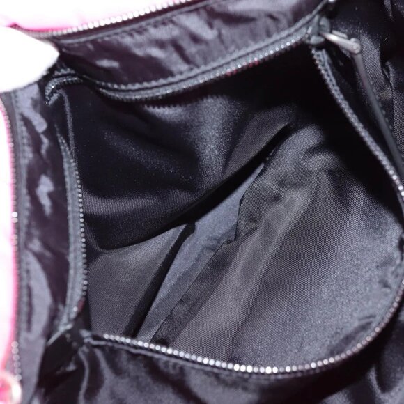 PRADA Chain Shoulder Bag Nylon Pink Silver Auth 134961M - Picture 13 of 16